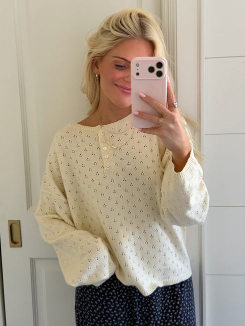 Everyday Pointelle Cutie // Cream