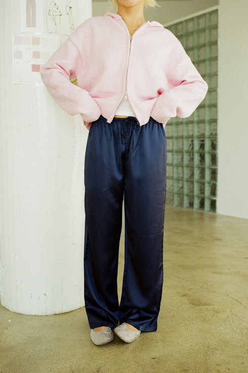 Studio Satin Pant // Midnight