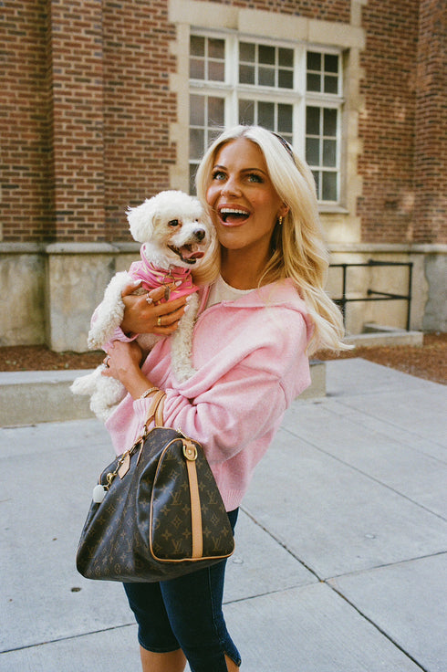 Coco Signature Zip-Up // Swirl Pink *PREORDER 9/26*
