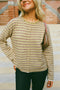 September Cardigan // Honey Stripe