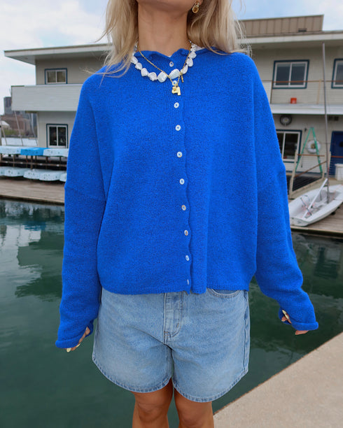 Coco Cutie Cardigan // Cobalt *PREORDER*