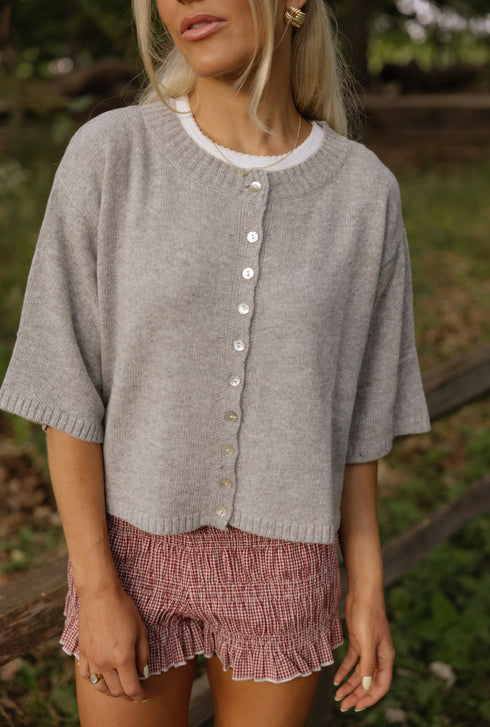 Marlowe Gingham Shorts // Cherry