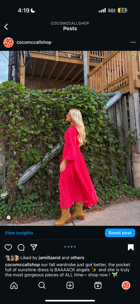 Pocket Full of Sunshine Dress