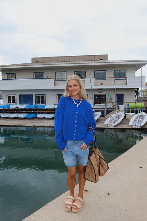 Coco Cutie Cardigan // Cobalt *PREORDER*