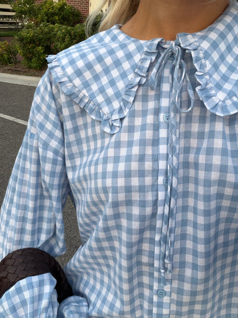 Bea Gingham Top // Skies