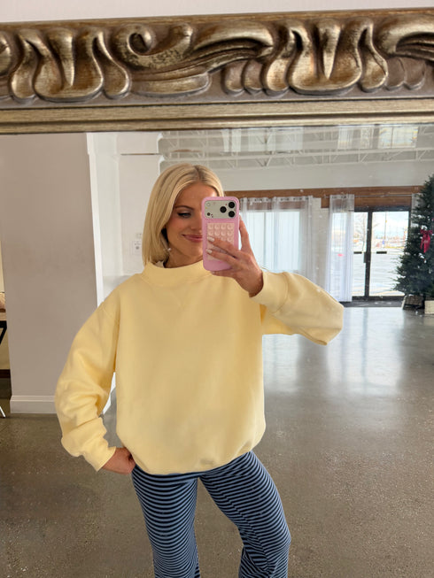 Club Coco Mockneck // Butter *PREORDER 1/27*