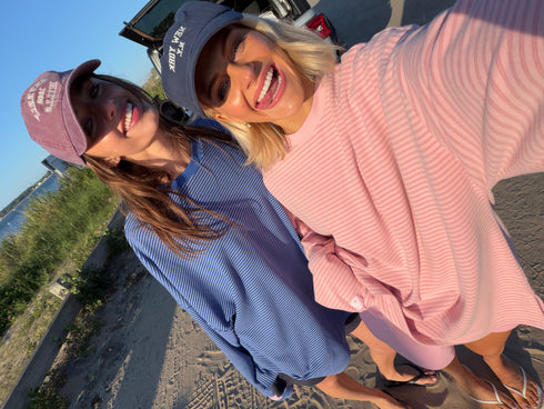 Road Trip Pullover // Cobalt Stripe *PREORDER 7/5*