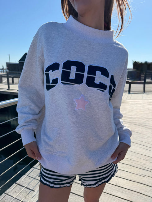 Girls Club Short // Navy Stripe