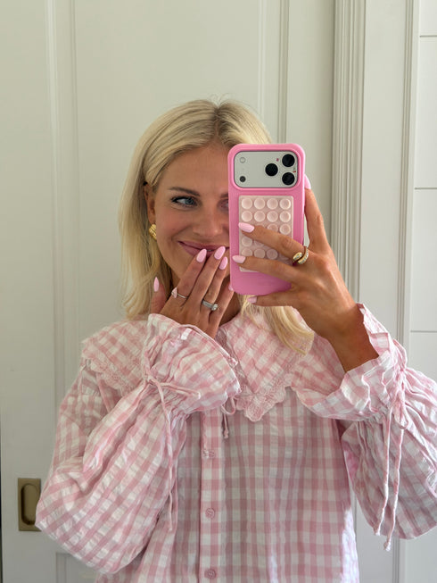 Honey Honey Top // Pink Gingham