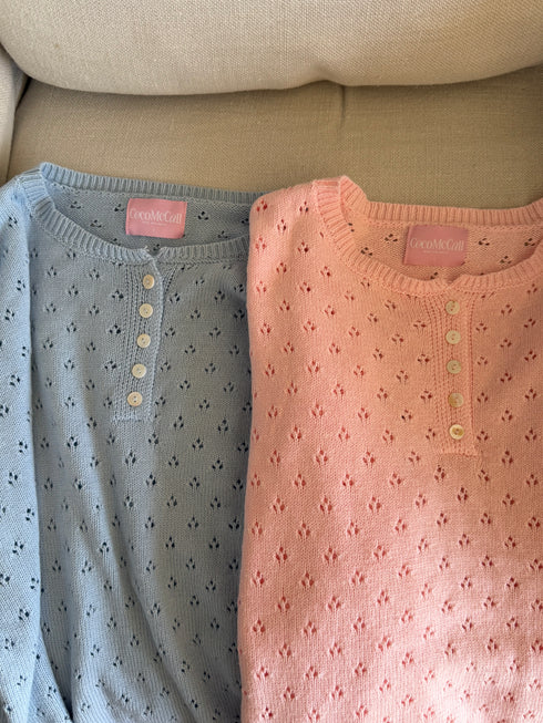 Everyday Pointelle Cutie // Sky