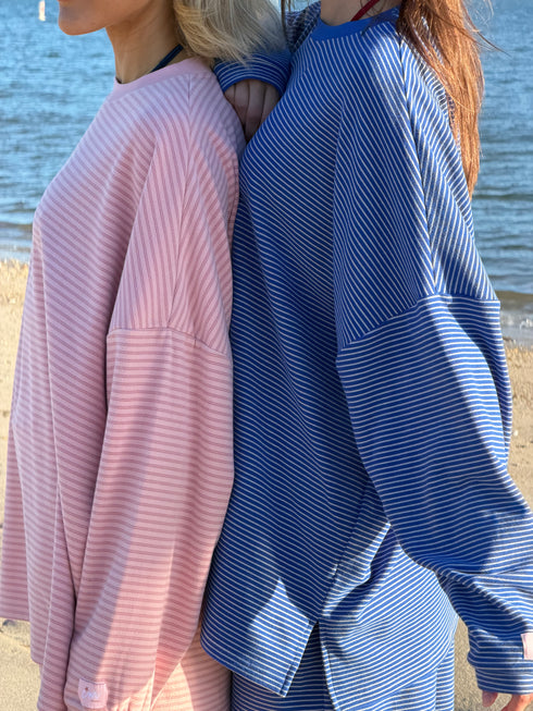 Road Trip Pullover // Cobalt Stripe *PREORDER 7/5*