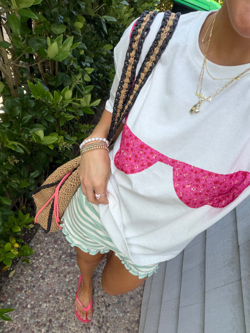 Bikini Babe Tee // Hibiscus *PREORDER 7/10*