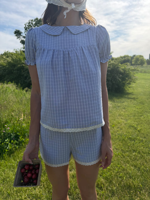 Berry Girl Short // Dusty Blue
