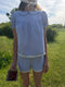 Berry Girl Top // Dusty Blue