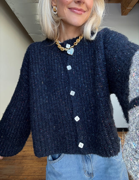 The Phoebe Cardigan // Navy