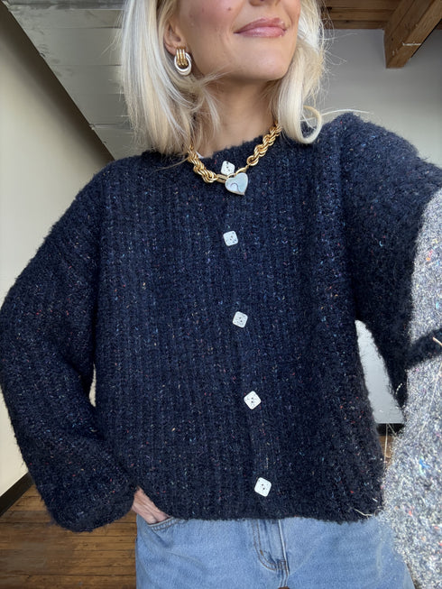 The Phoebe Cardigan // Navy