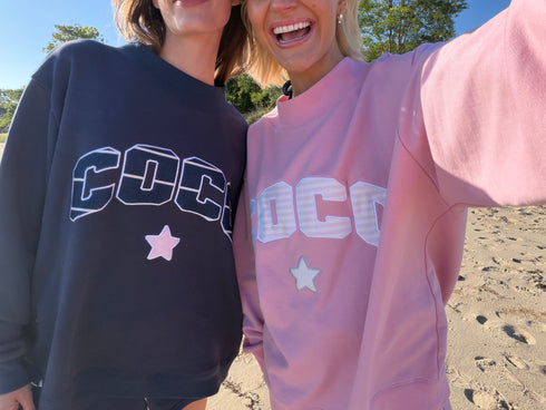 Coco Girl Mockneck // Heritage Pink