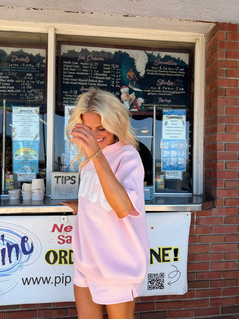 Comfy Short // Baby Pink