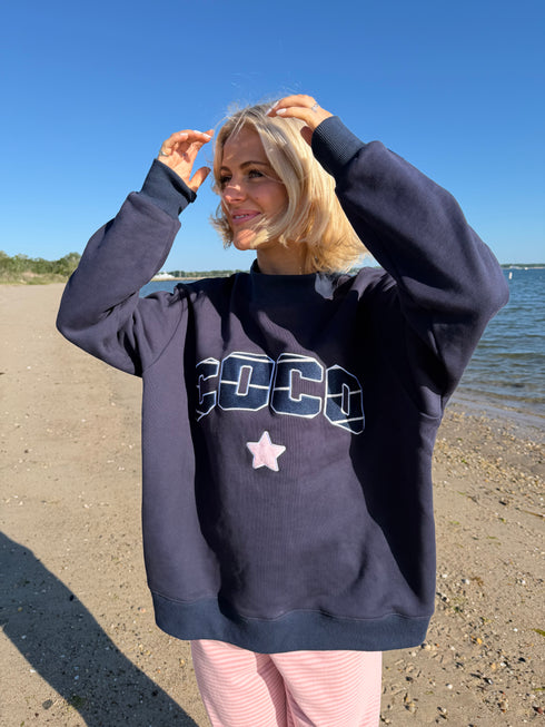 Coco Girl Mockneck // True Blue