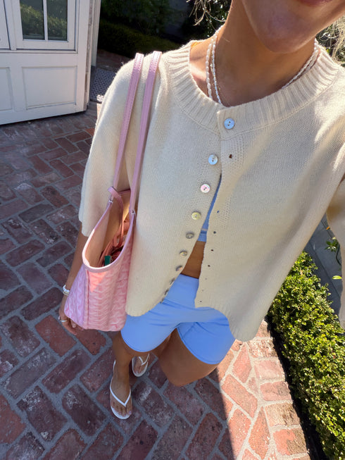 Coastal Cardigan // Butter Yellow
