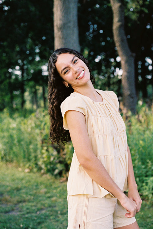 Whimsy Top // Honey