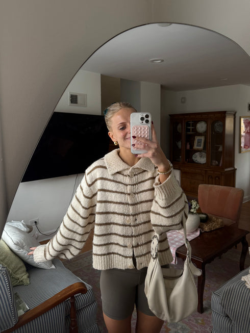 Easy Street Striped Cardigan *RESTOCKED*