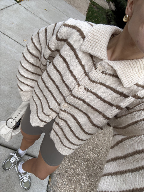 Easy Street Striped Cardigan *RESTOCKED*