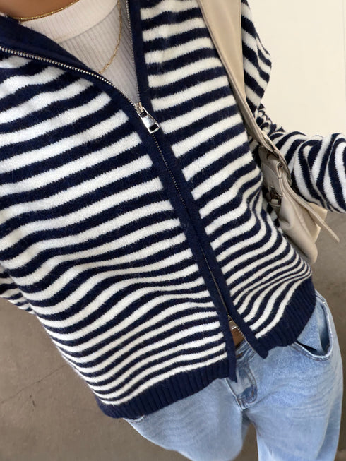 Club Cute Zip Up // Navy