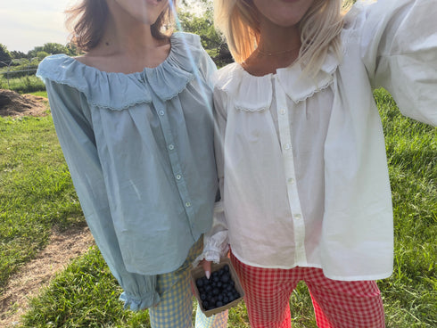 Parker Top // Bluebell