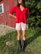 Sunrise Pointelle Short // Petal