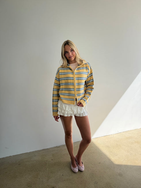 Club Cutie Zip-Up // Sunshine