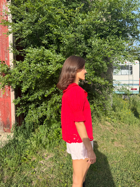 Lila Top // Berry
