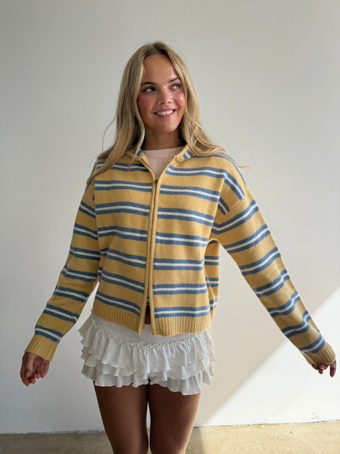 Club Cutie Zip-Up // Sunshine