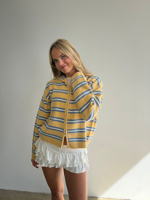 Club Cutie Zip-Up // Sunshine