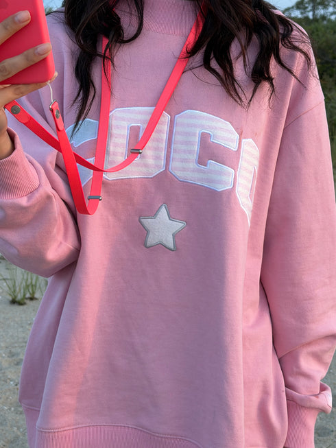 Coco Girl Mockneck // Heritage Pink