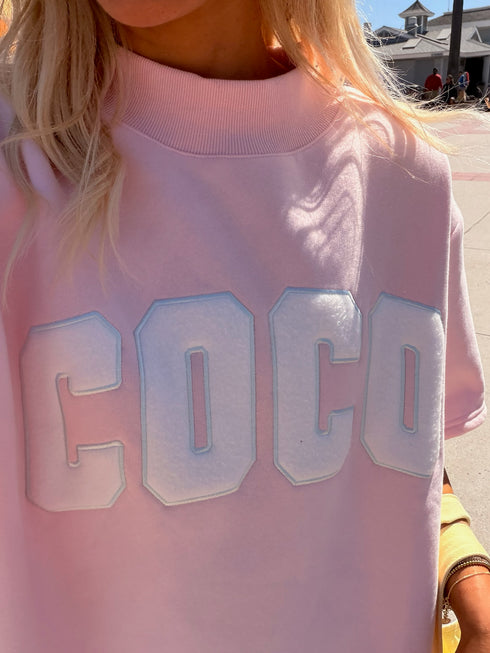 Coast Club Mockneck // Baby Pink