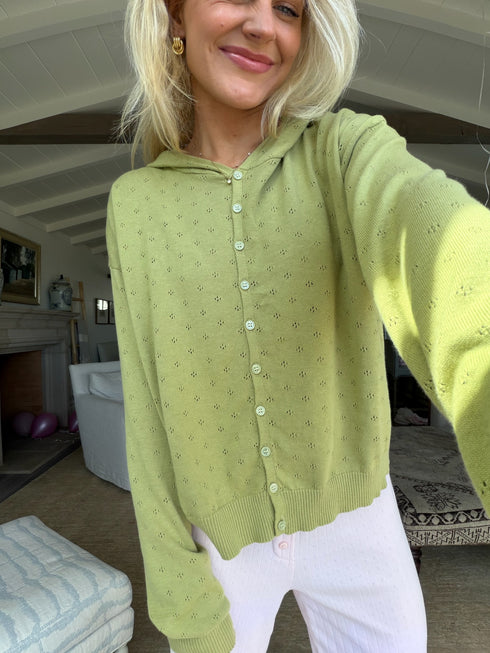 Daily Girl Hoodie // Matcha