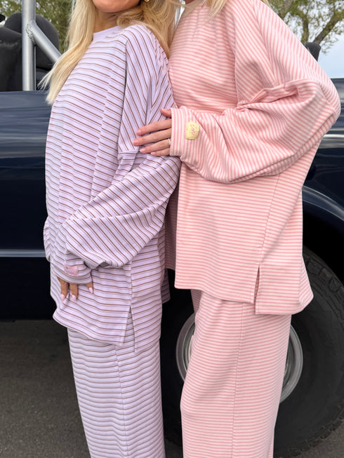 Road Trip Pullover // Candy Stripe