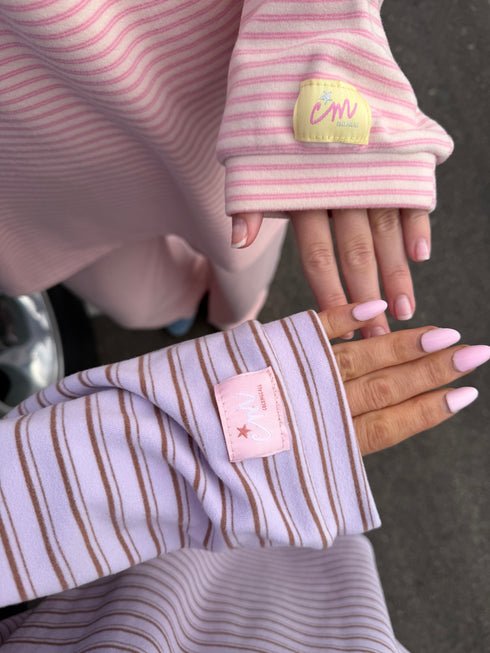 Road Trip Pullover // Sunset Stripe