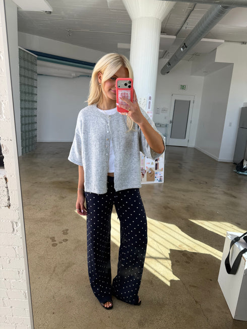 Char Cardi // Dove Pointelle