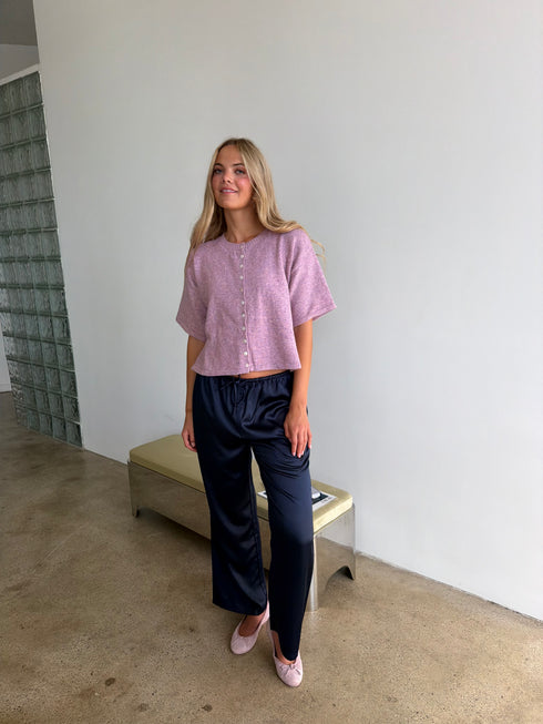 Studio Satin Pant // Midnight