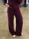 Kit Dottie Pant // Merlot