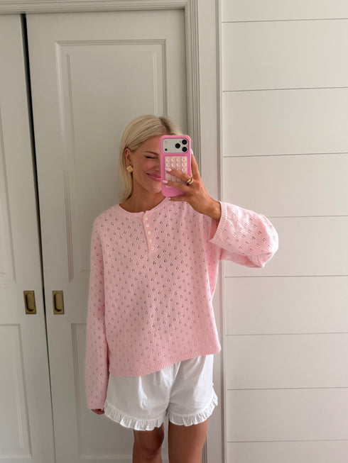 Everyday Pointelle Cutie // Baby Pink