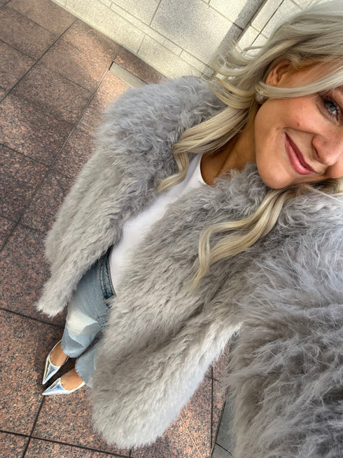 Snow Bunny Coat// Grey