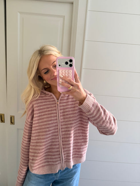 Club Cutie Zip-Up // Sunset