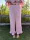 Bea Gingham Pant // Peony