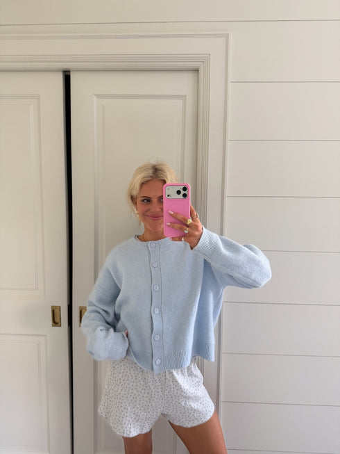 Honey Club Cardigan // Powder