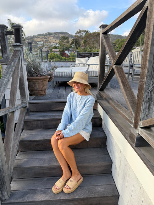 Everyday Pointelle Cutie // Sky