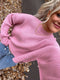 Stay Rosy Ribbed Sweater