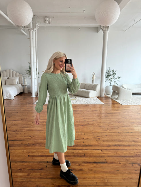 Buy Her Flowers Smocked Dress